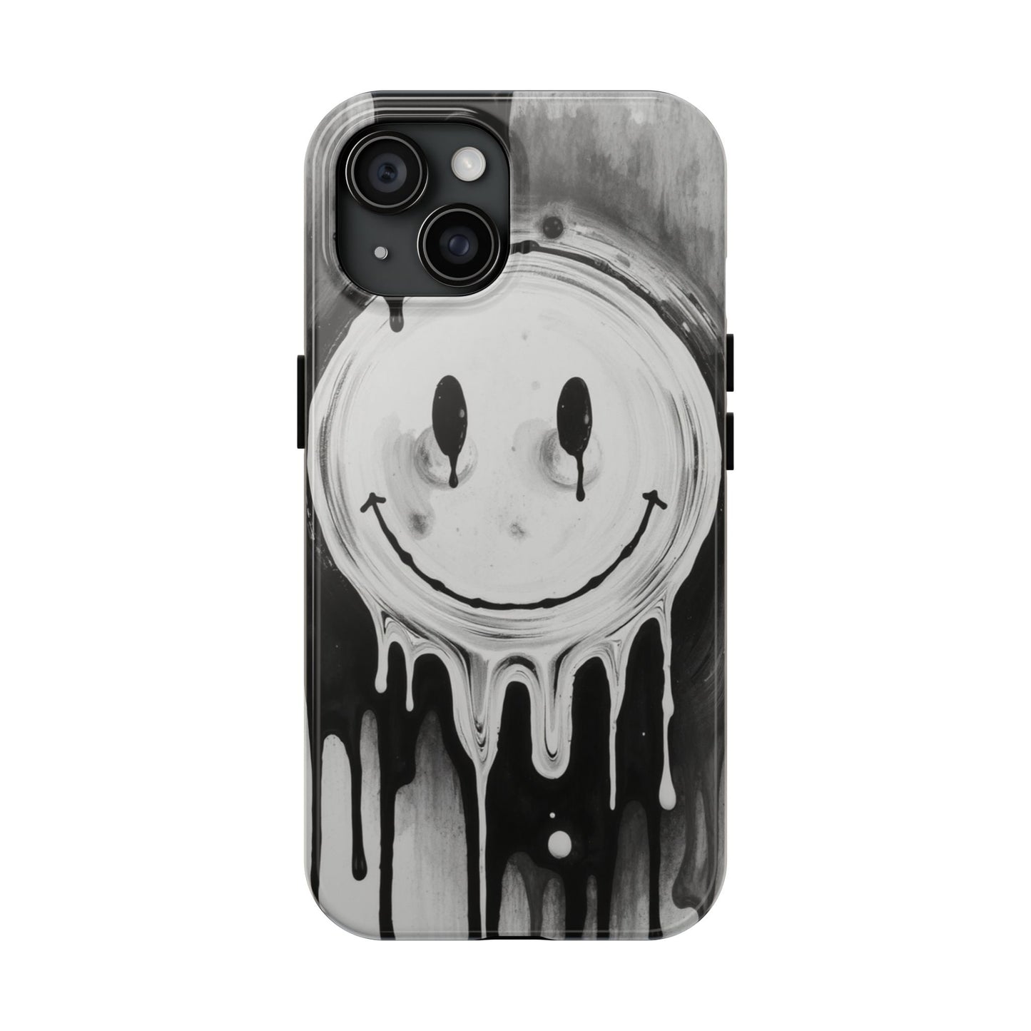 Dripping Smiley Tough Phone Case - Stylish & Durable Protection