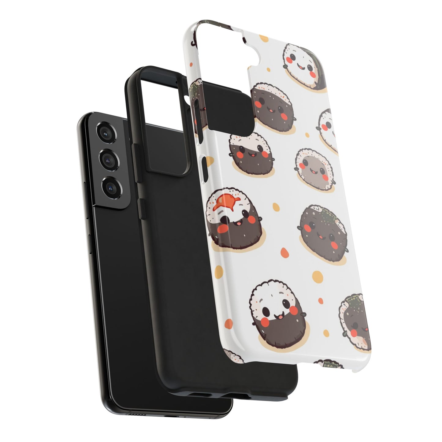 Cute Sushi Tough Phone Case - Kawaii Design for Food Lovers
