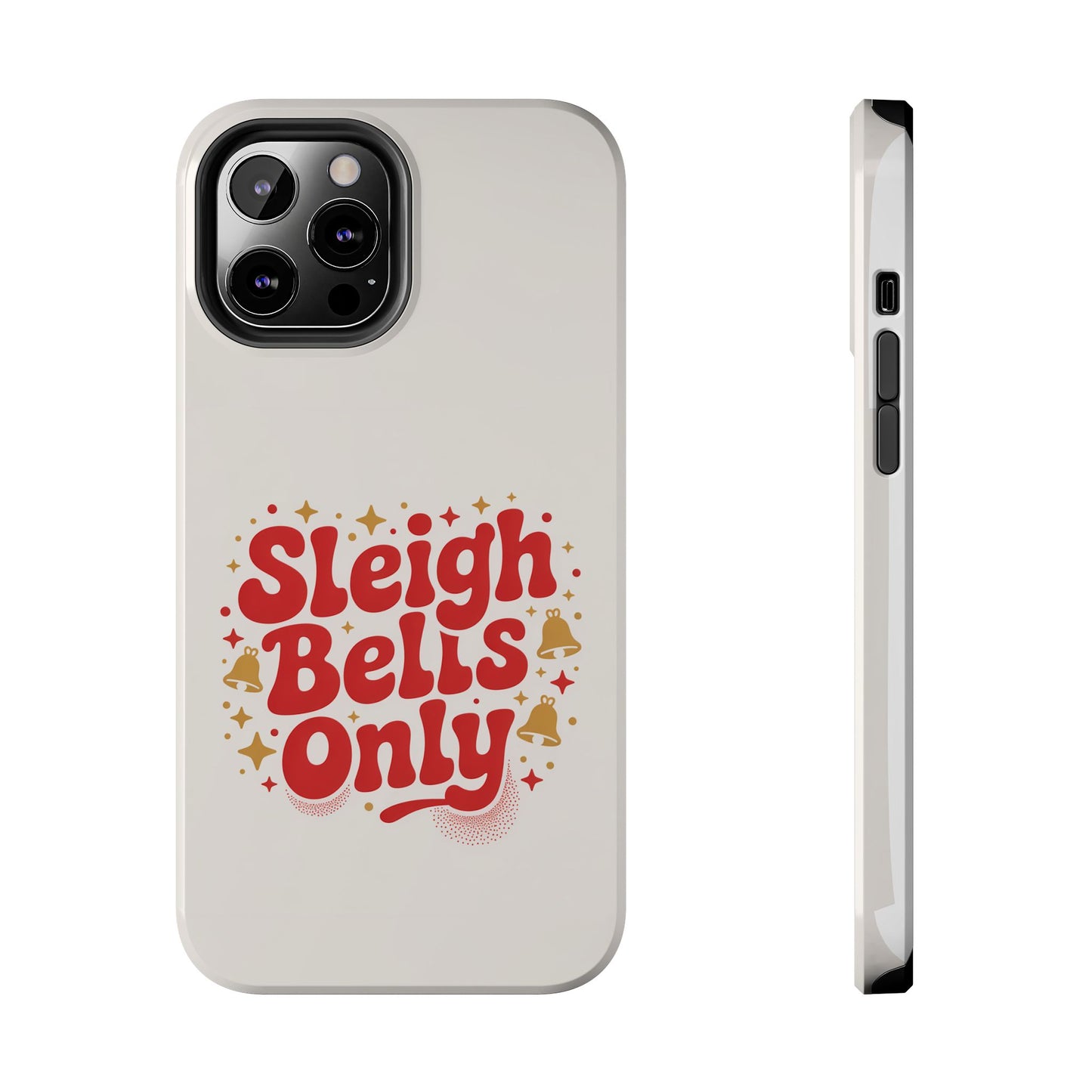 Holiday Tough Phone Case - Sleigh Bells Only Design