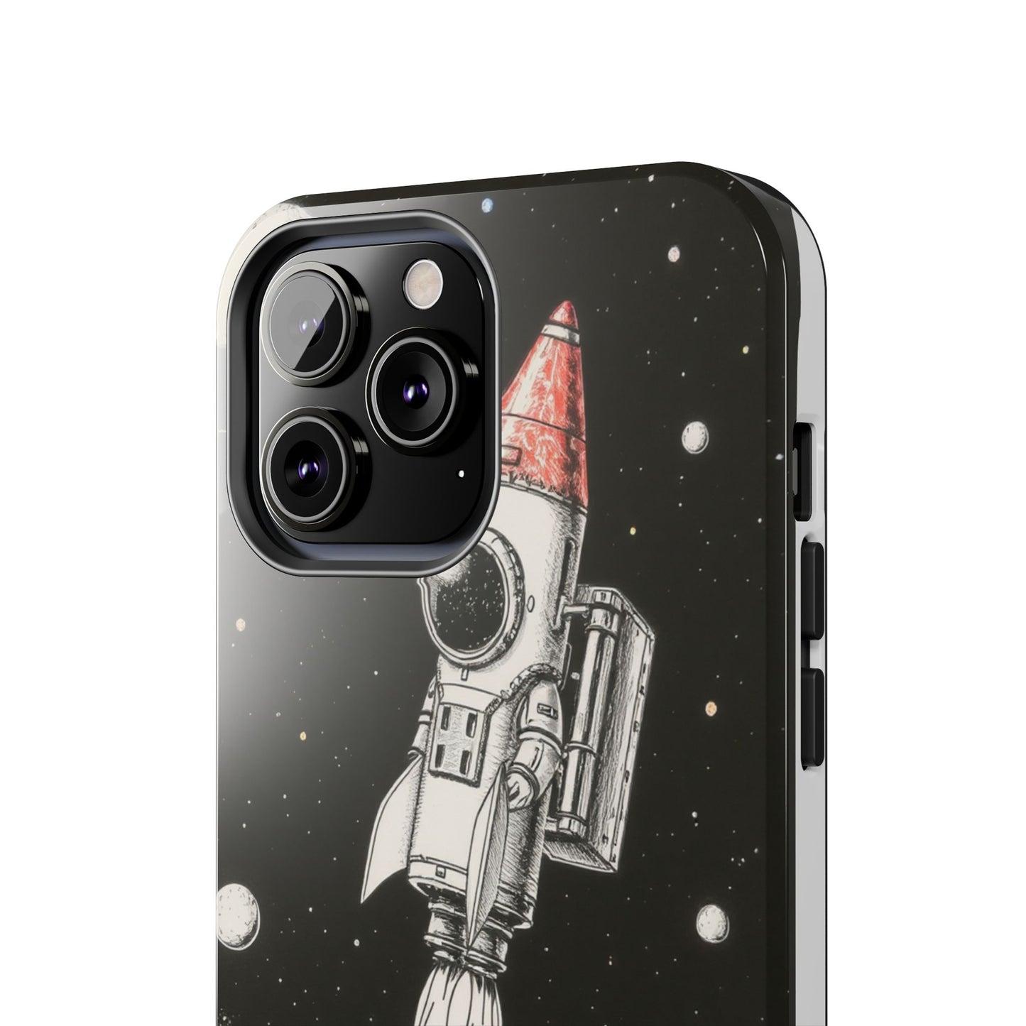 Cool Tough Phone Case for iPhone - Astro-Rocket Bond
