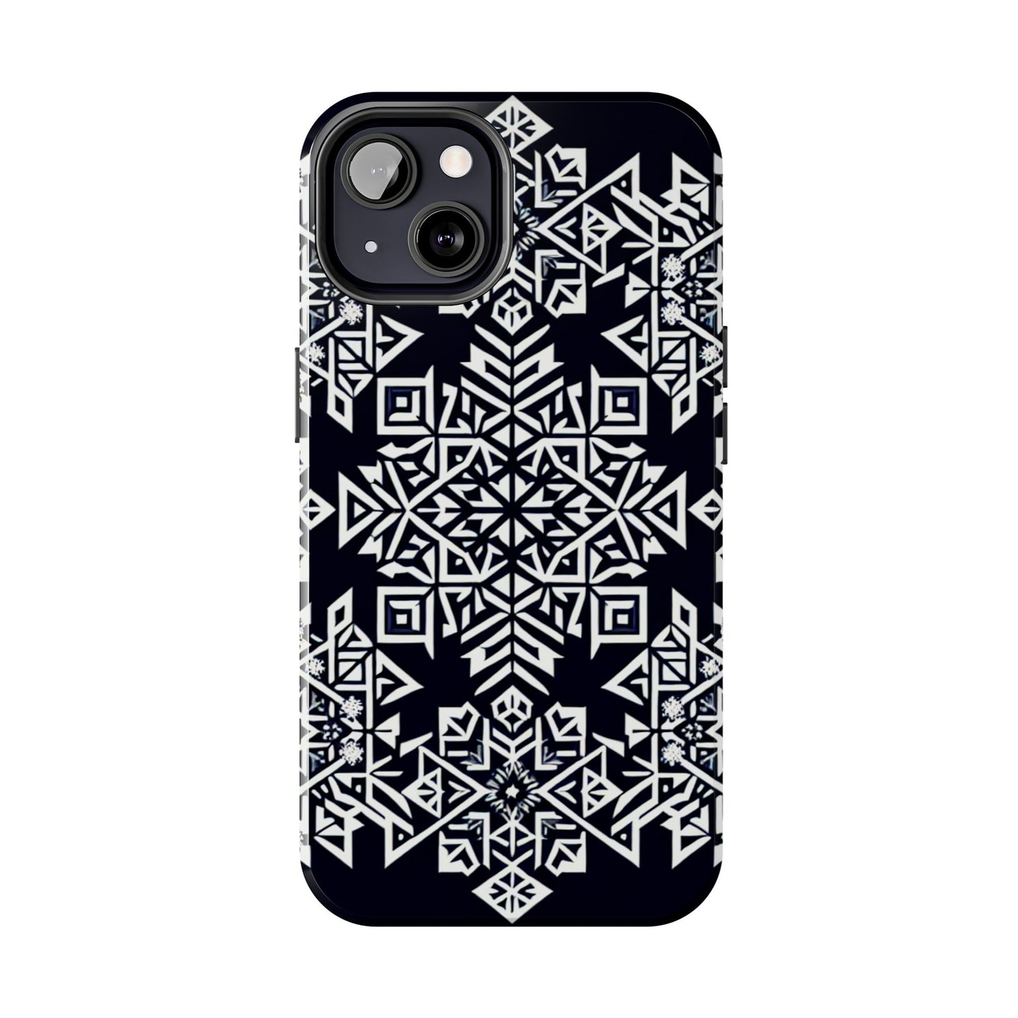 Winter Wonderland Tough Phone Case - Digital Snowflake - for iPhone
