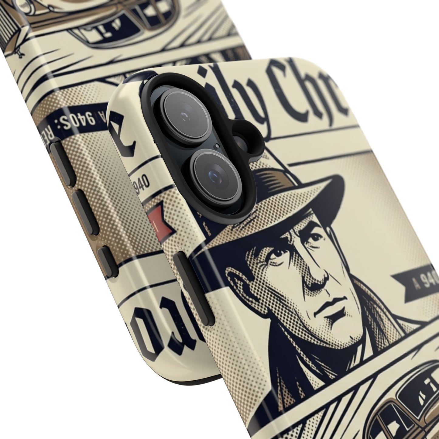 Old Newspaper Tough Phone Case
