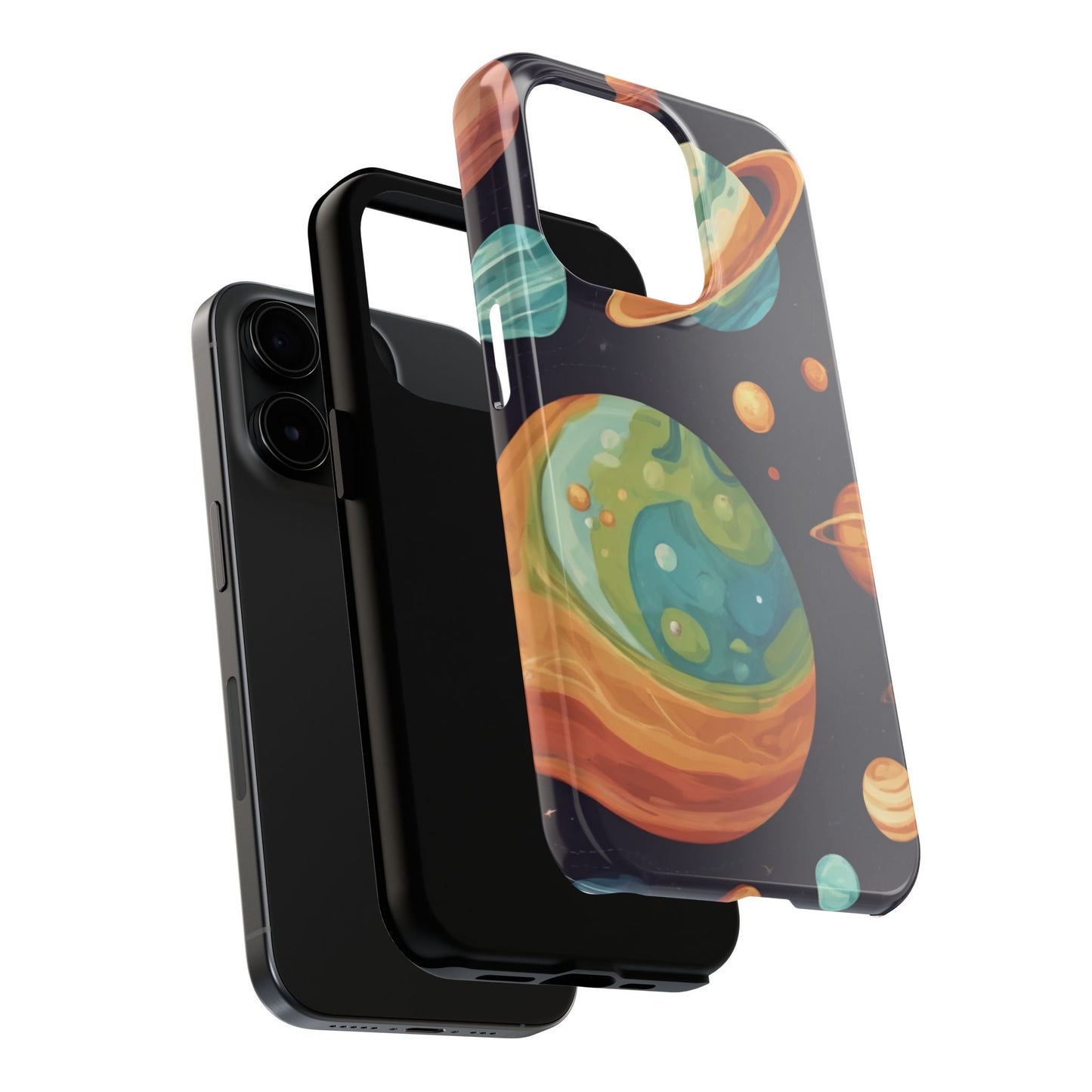 Cosmic Planet Phone Case - Durable Tough Protector for Space Lovers - for iPhone