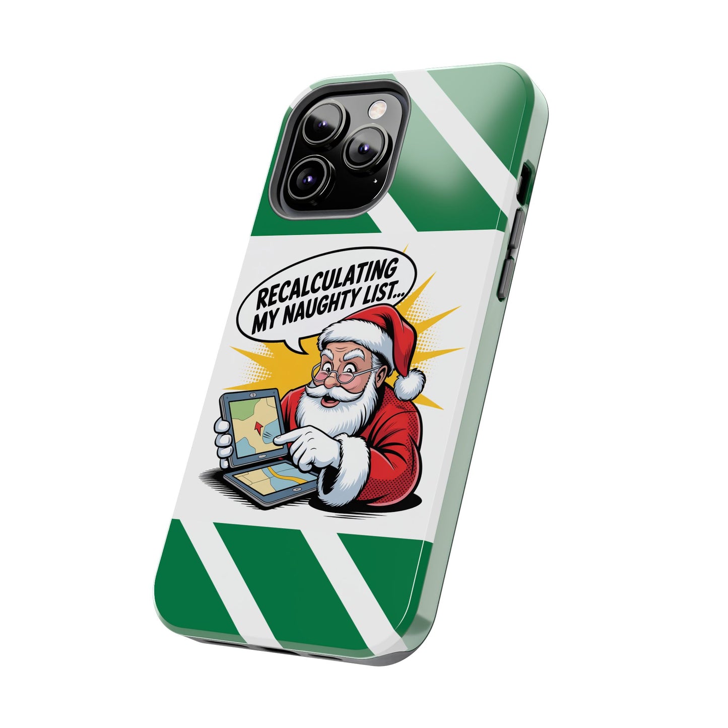 Santa Naughty List Phone Case - Tough & Fun Holiday Protection