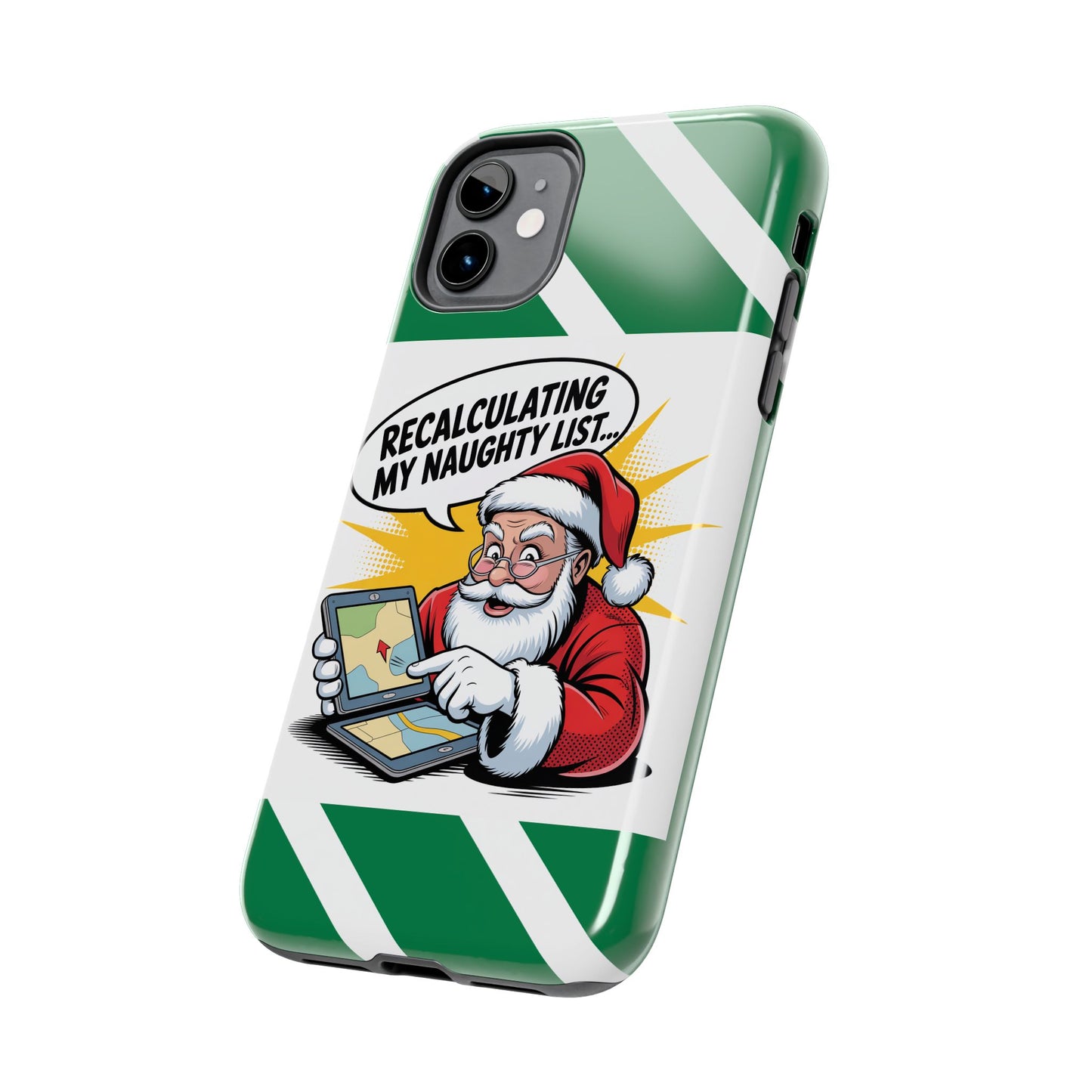 Santa Naughty List Phone Case - Tough & Fun Holiday Protection