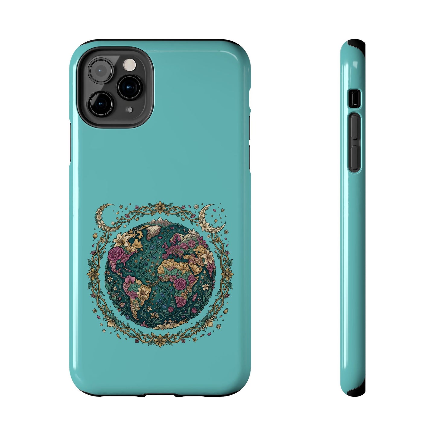 Mystical Floral Planet Phone Case — Tough Protective Phone Case