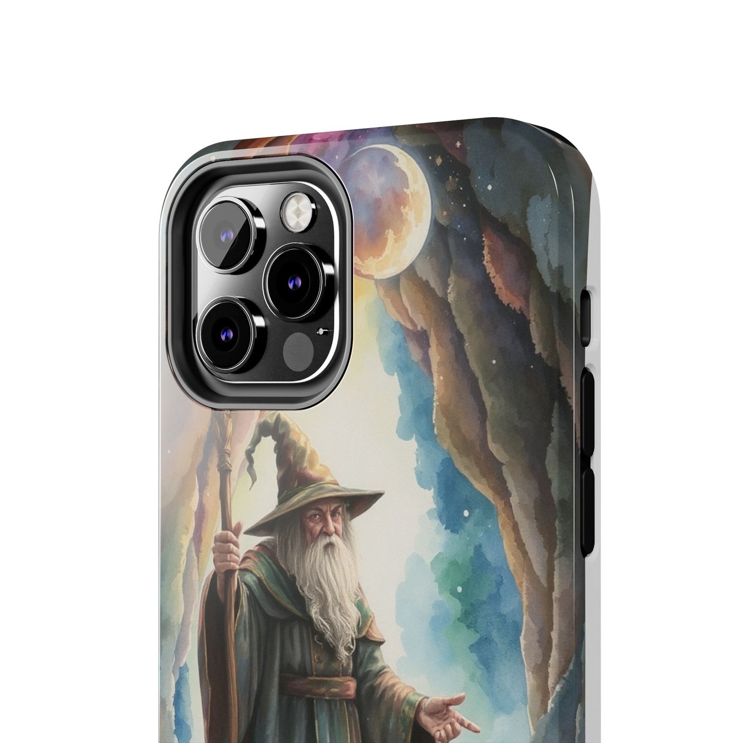 Magical Wizard Phone Case - Tough, Durable Phone Cover for Fantasy Lovers, Geek Gift, Unique Design, Celestial Phone Accessory