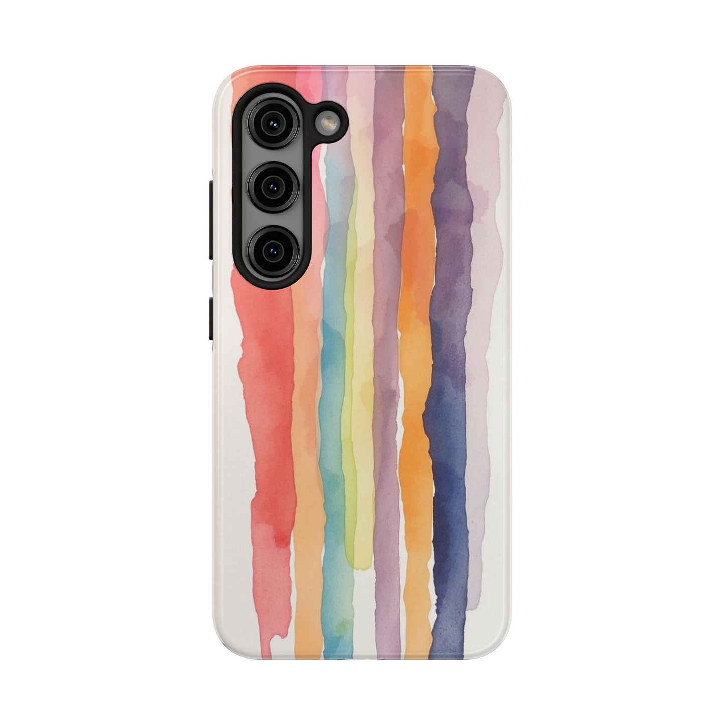 Colorful Watercolor Tough Phone Case - Stylish and Durable Cover for Creative Souls