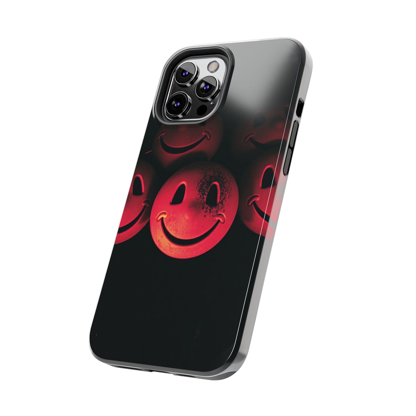 Smiley Face Tough Phone Case - Durable Protection with Fun Design