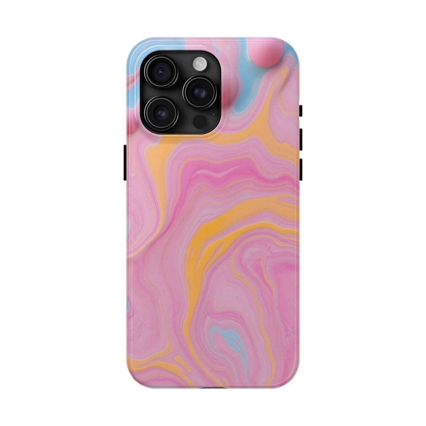 Liquid Candy Abstract Tough Phone Case - Durable Protection with Artistic Design - for iPhone