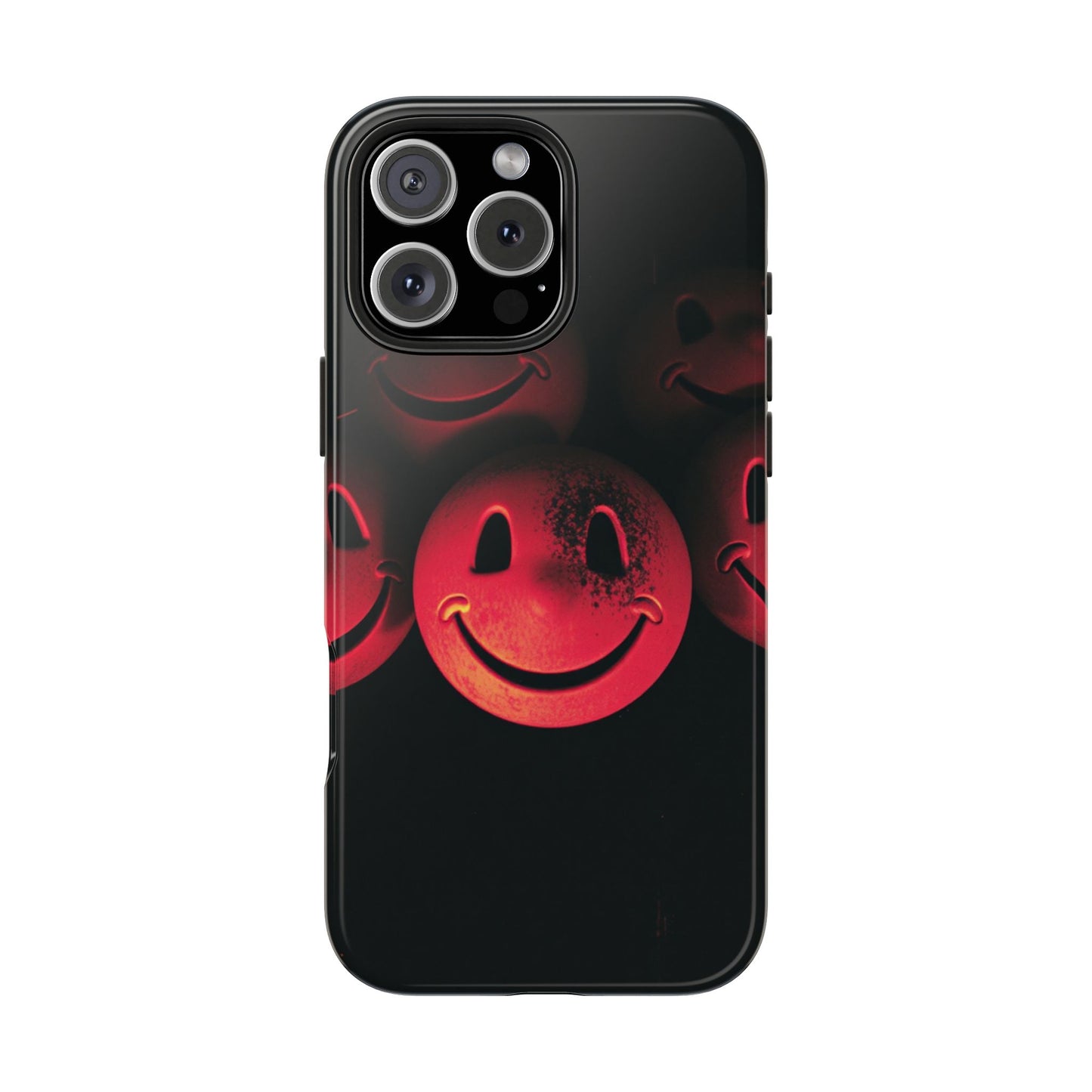 Smiley Face Tough Phone Case - Durable Protection with Fun Design