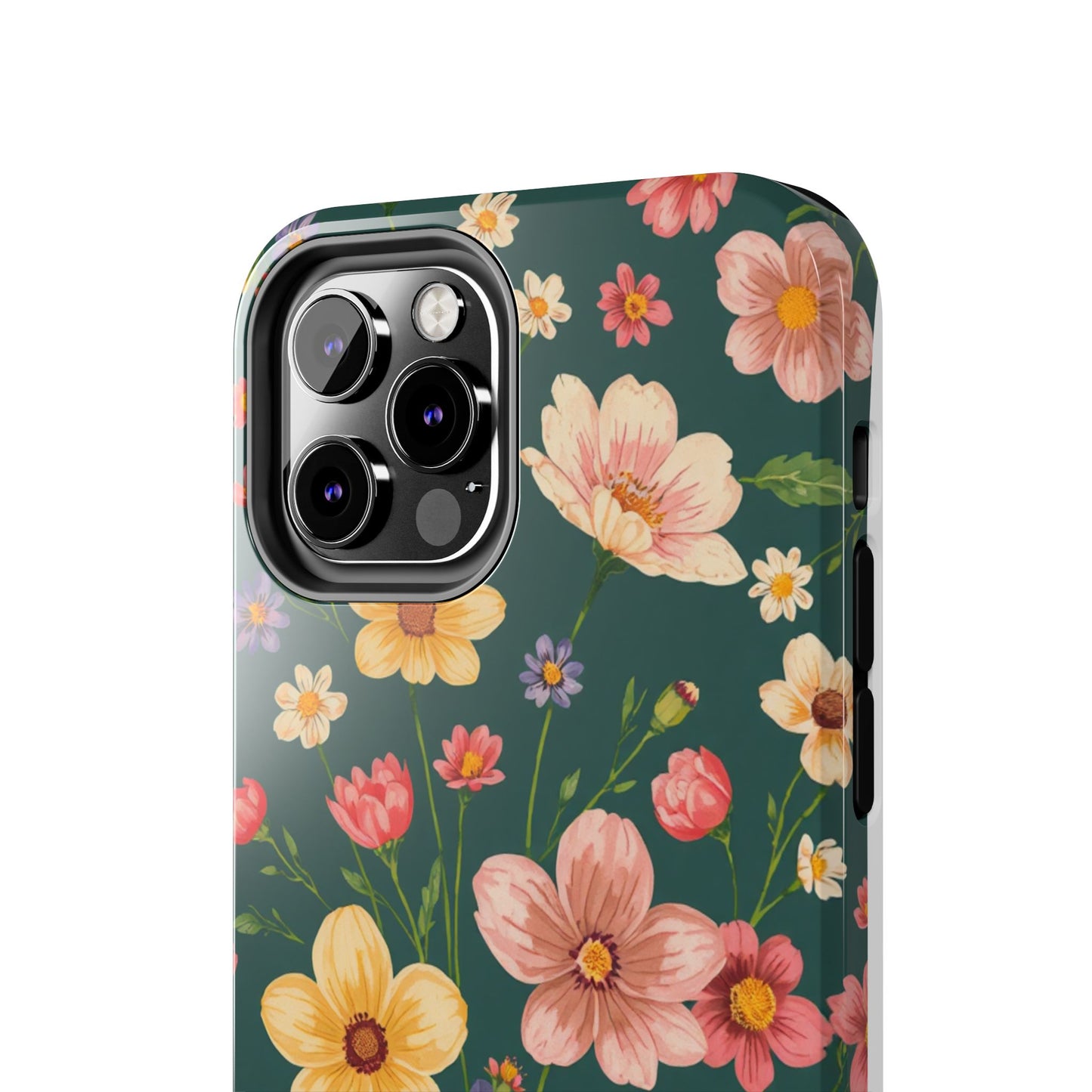 Vintage Spring Flowers Tough Phone Case - Durable Protection for iPhone