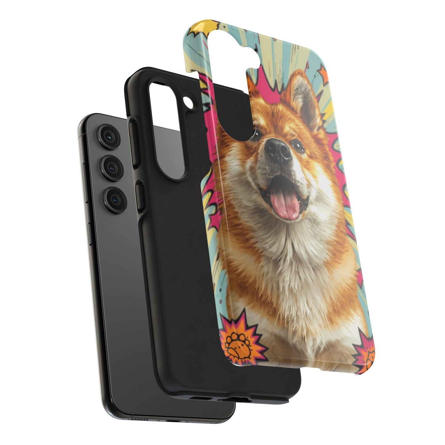 Playful Dog Tough Phone Case - Durable & Stylish Pet Lover Gift