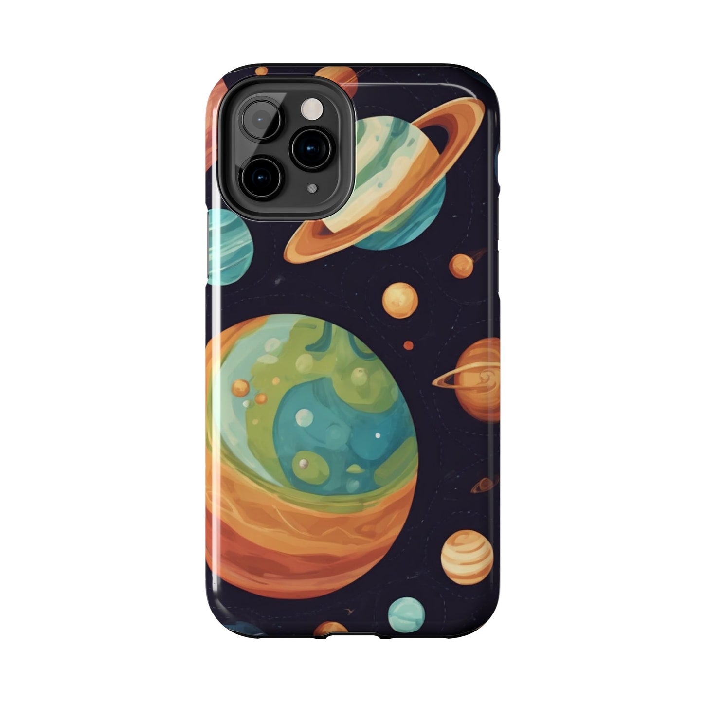 Cosmic Planet Phone Case - Durable Tough Protector for Space Lovers - for iPhone