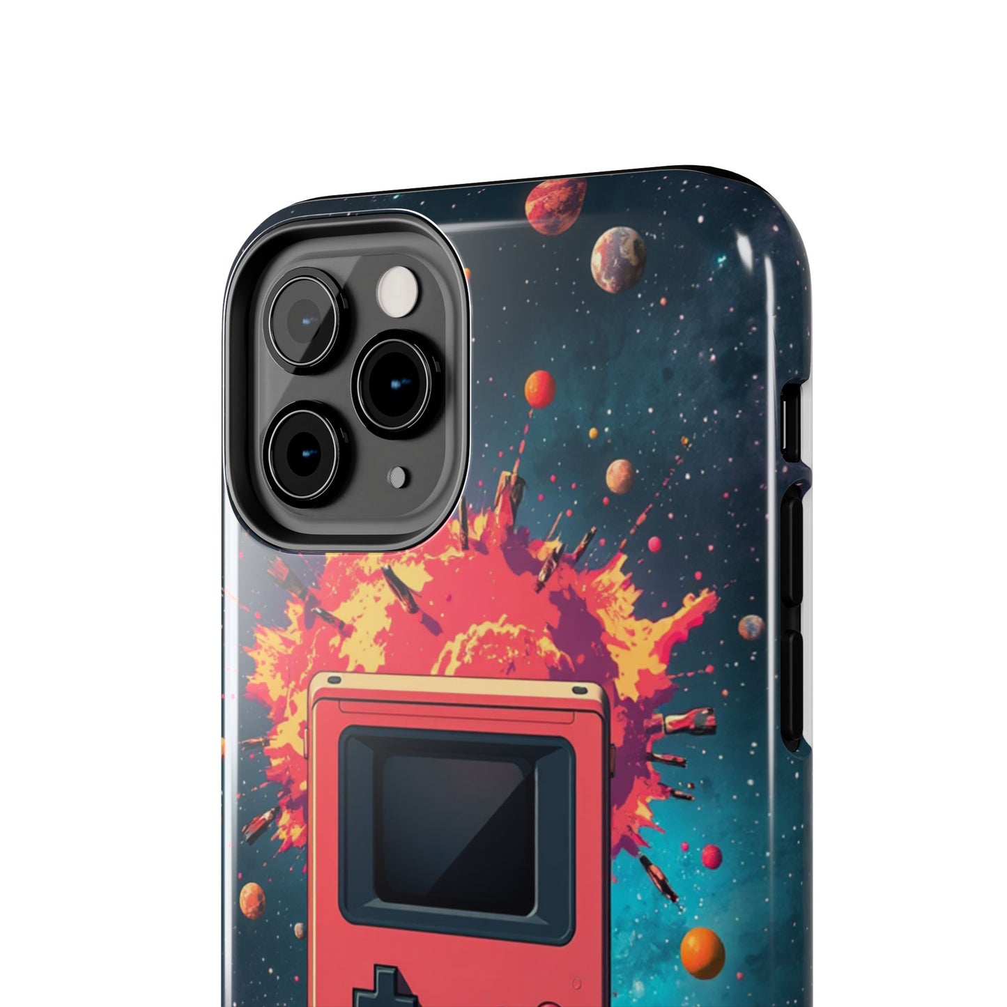 Retro Gaming Tough Phone Case - Space Adventure Design