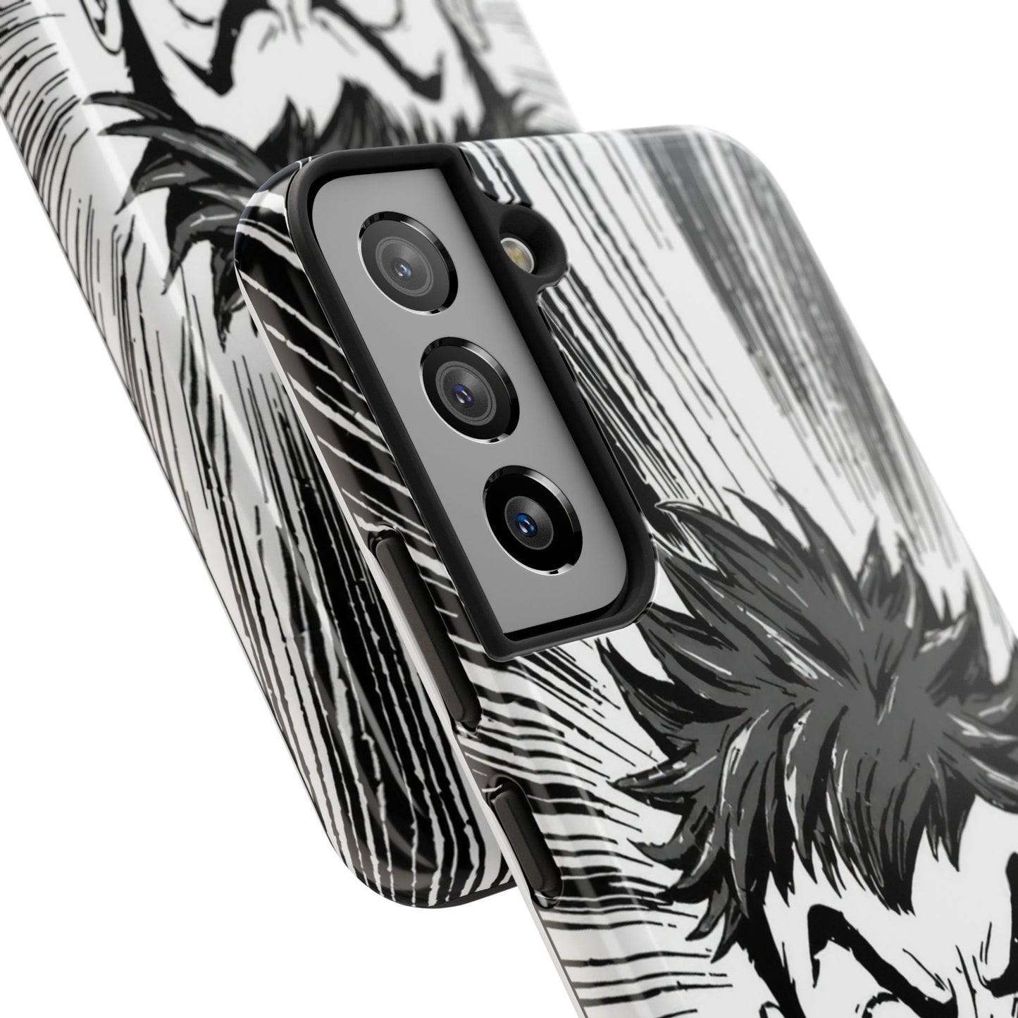 Intense Graphic Phone Case - Tough Design for Anime Fans