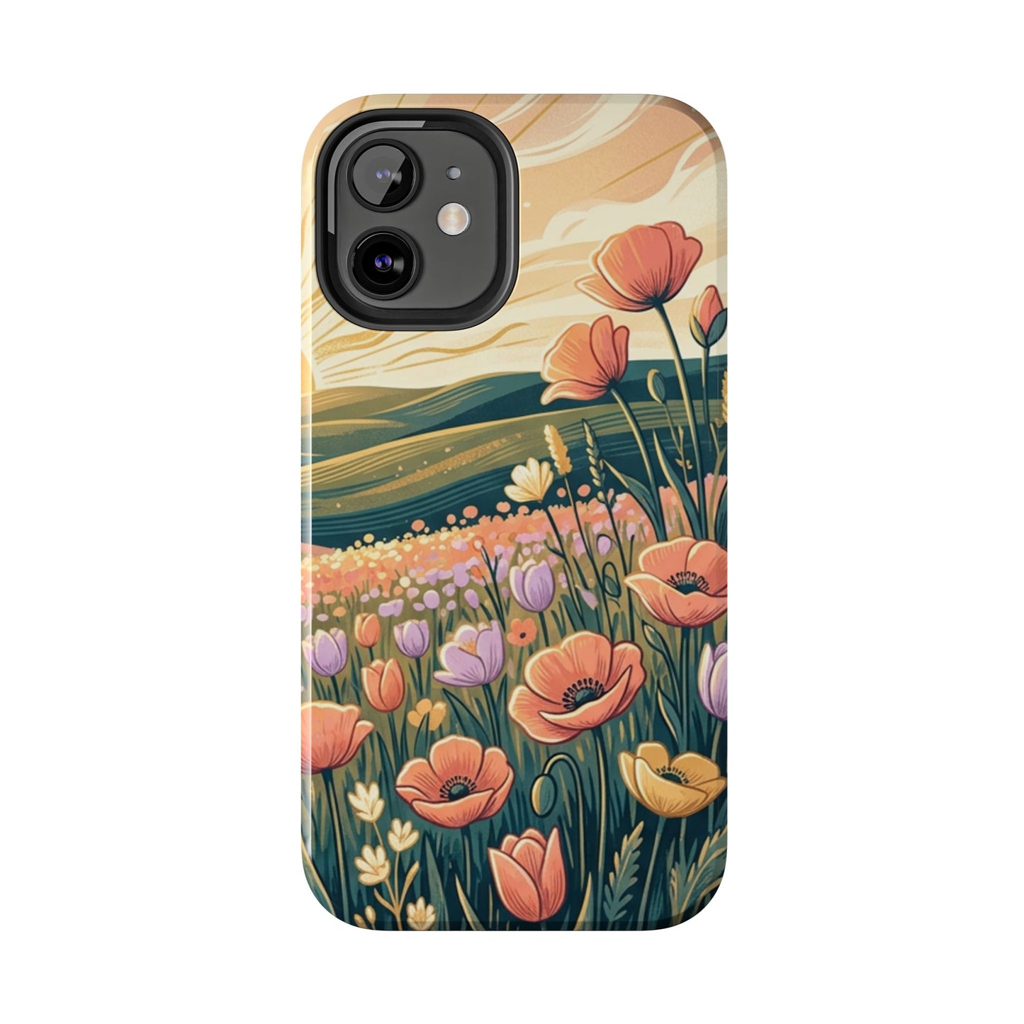Floral Sunrise iPhone Case — Land of Flowers Design