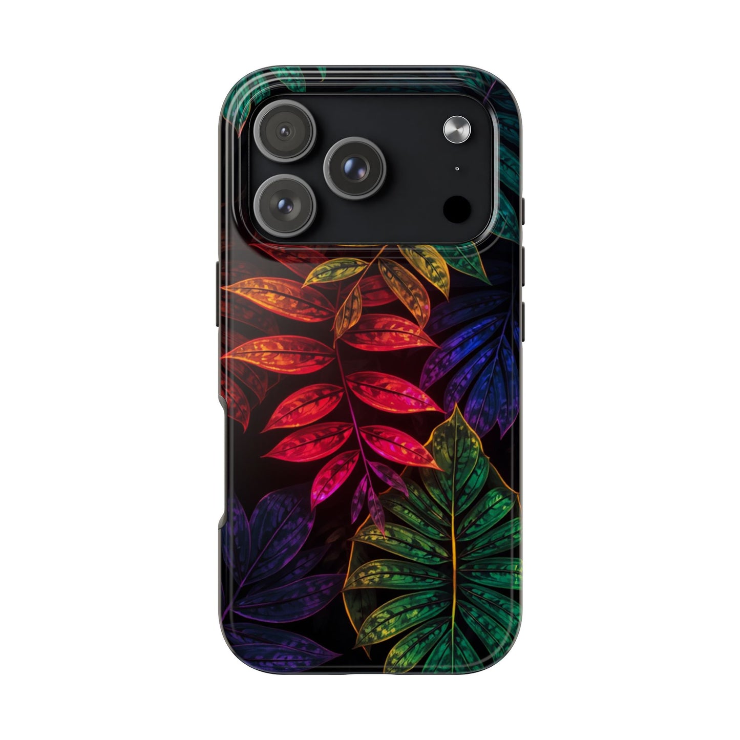 Vibrant Tropical Leaf Tough Phone Case