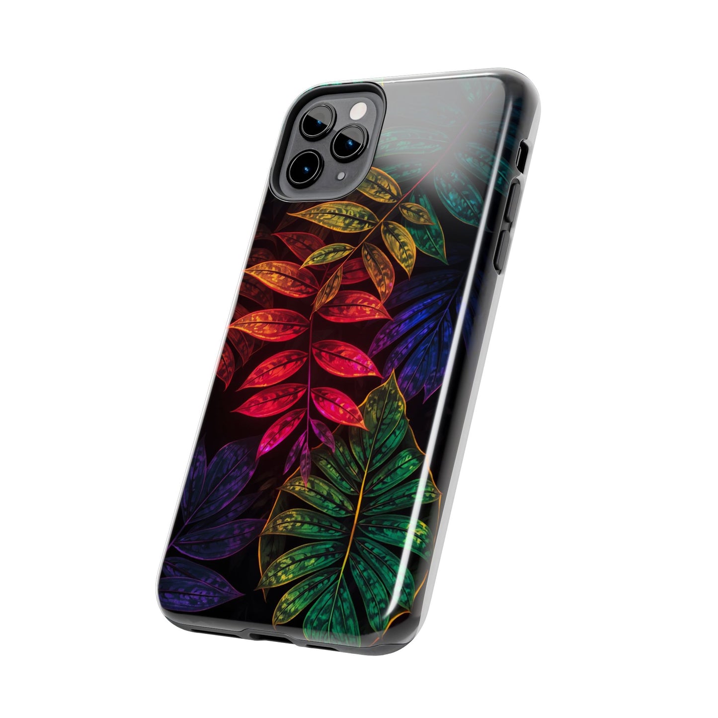 Vibrant Tropical Leaf Tough Phone Case