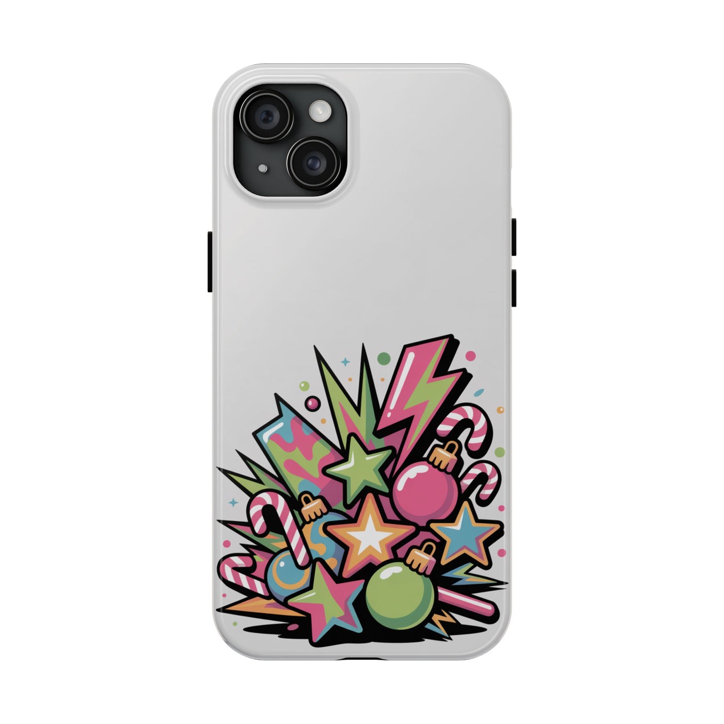 Colorful Explosion Retro Christmas Tough Phone Case