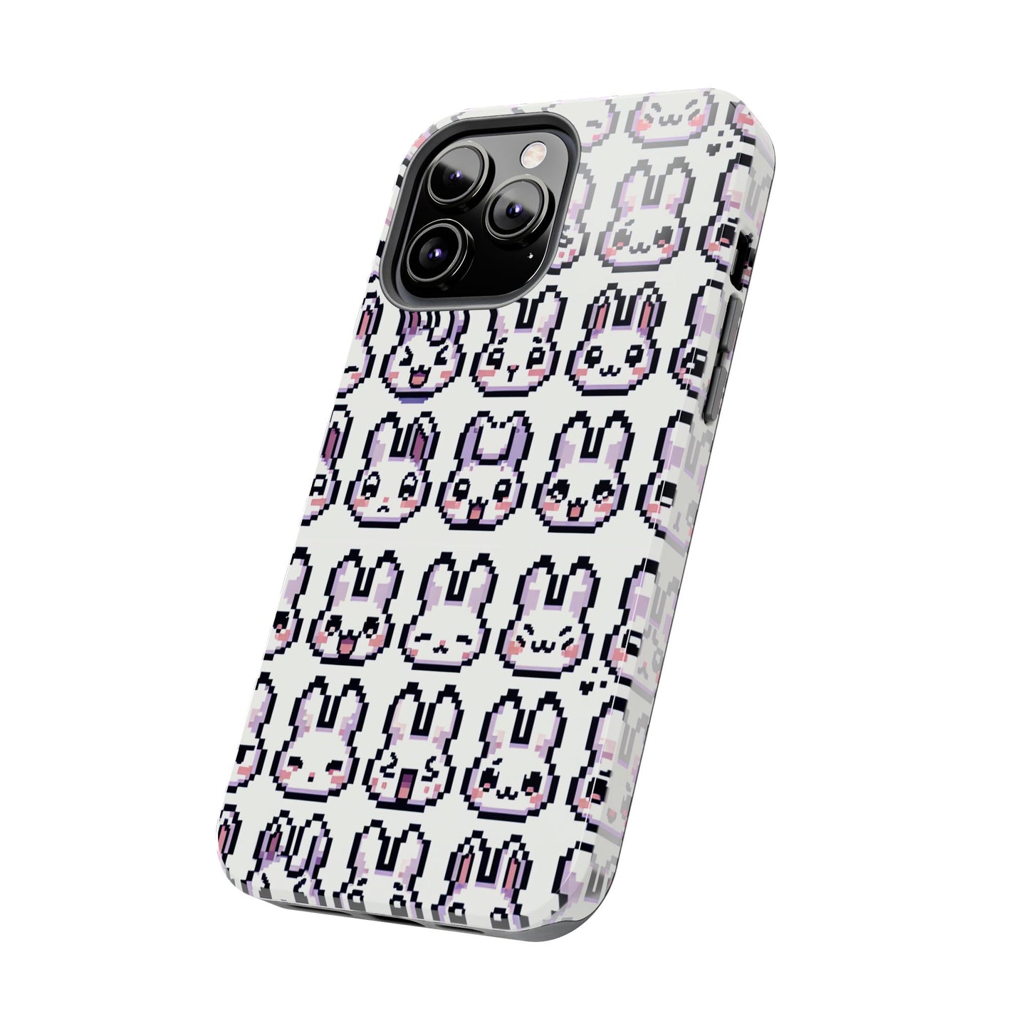 Cute Pixel Bunny Tough Phone Case - Stylish & Protective Cover for iPhone