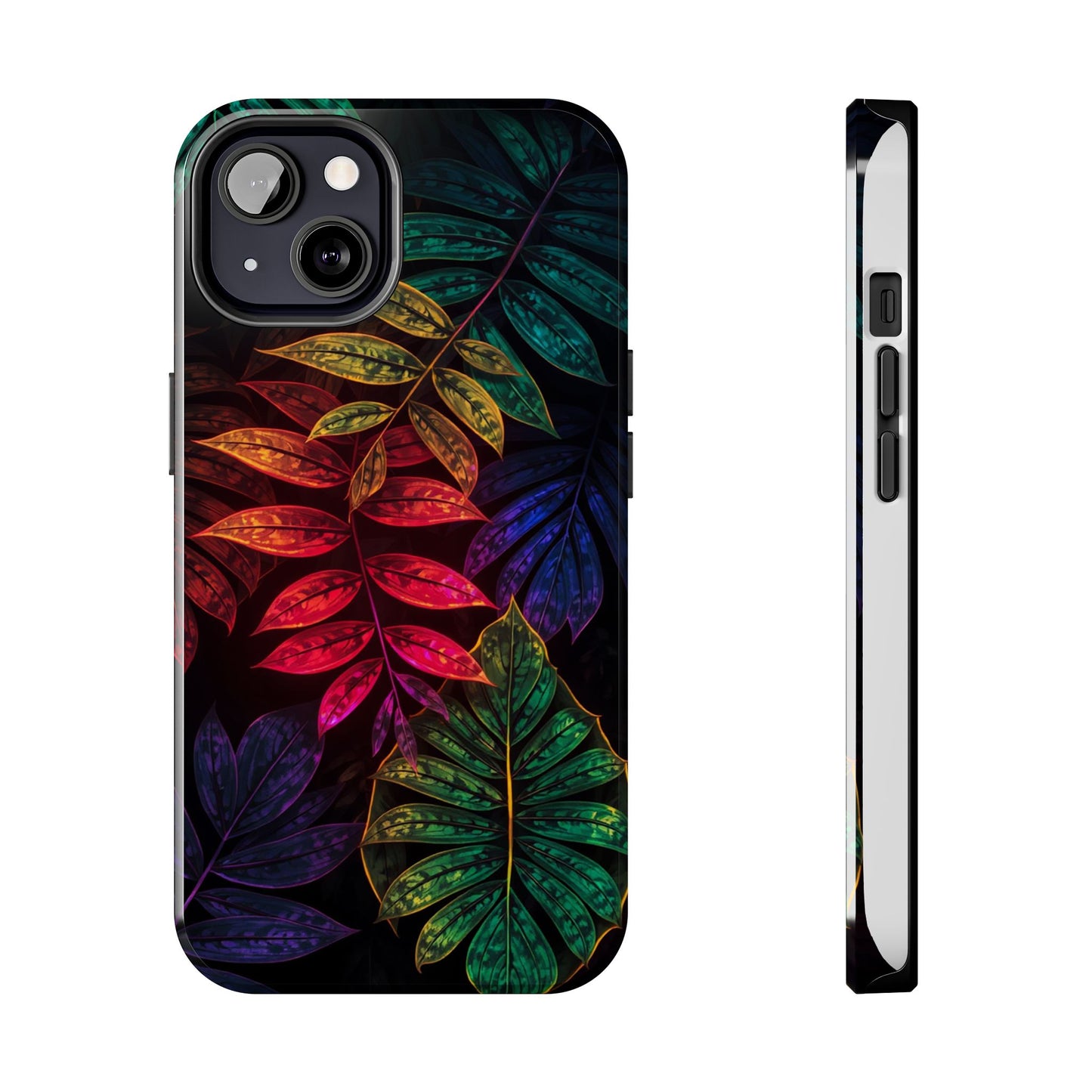 Vibrant Tropical Leaf Tough Phone Case