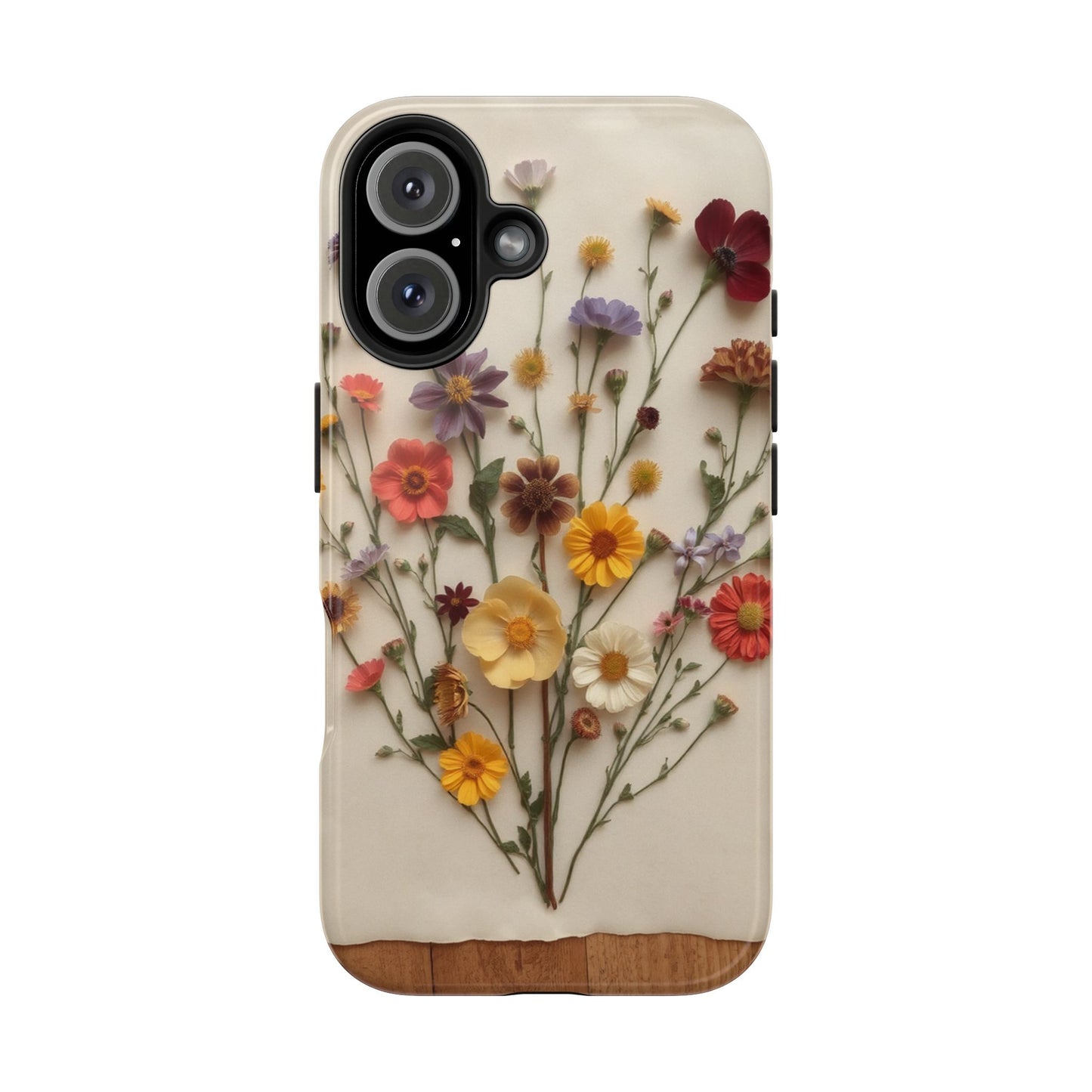 Floral Tough Phone Case - Durable Protection with Nature-Inspired Design