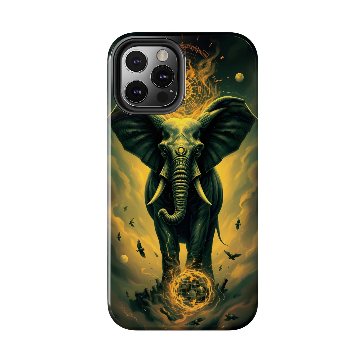 Majestic Elephant Clouds Tough Phone Case - Durable Protection with Bold Design - for iPhone
