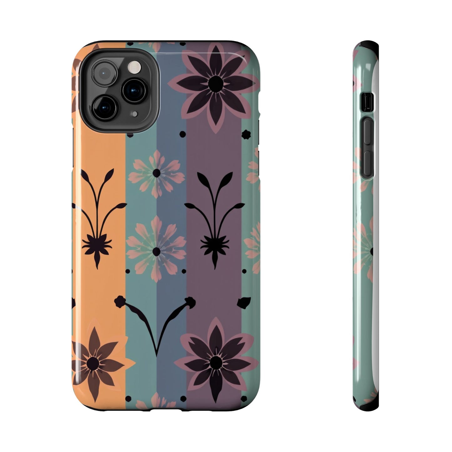 Boho Floral Tough Phone Cases - Durable & Stylish Protection - for iPhone