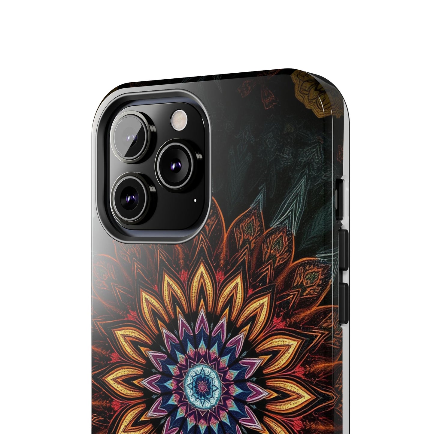 Mystic Mandala Tough Phone Case - Durable Protection with Artistic Design - for iPhone