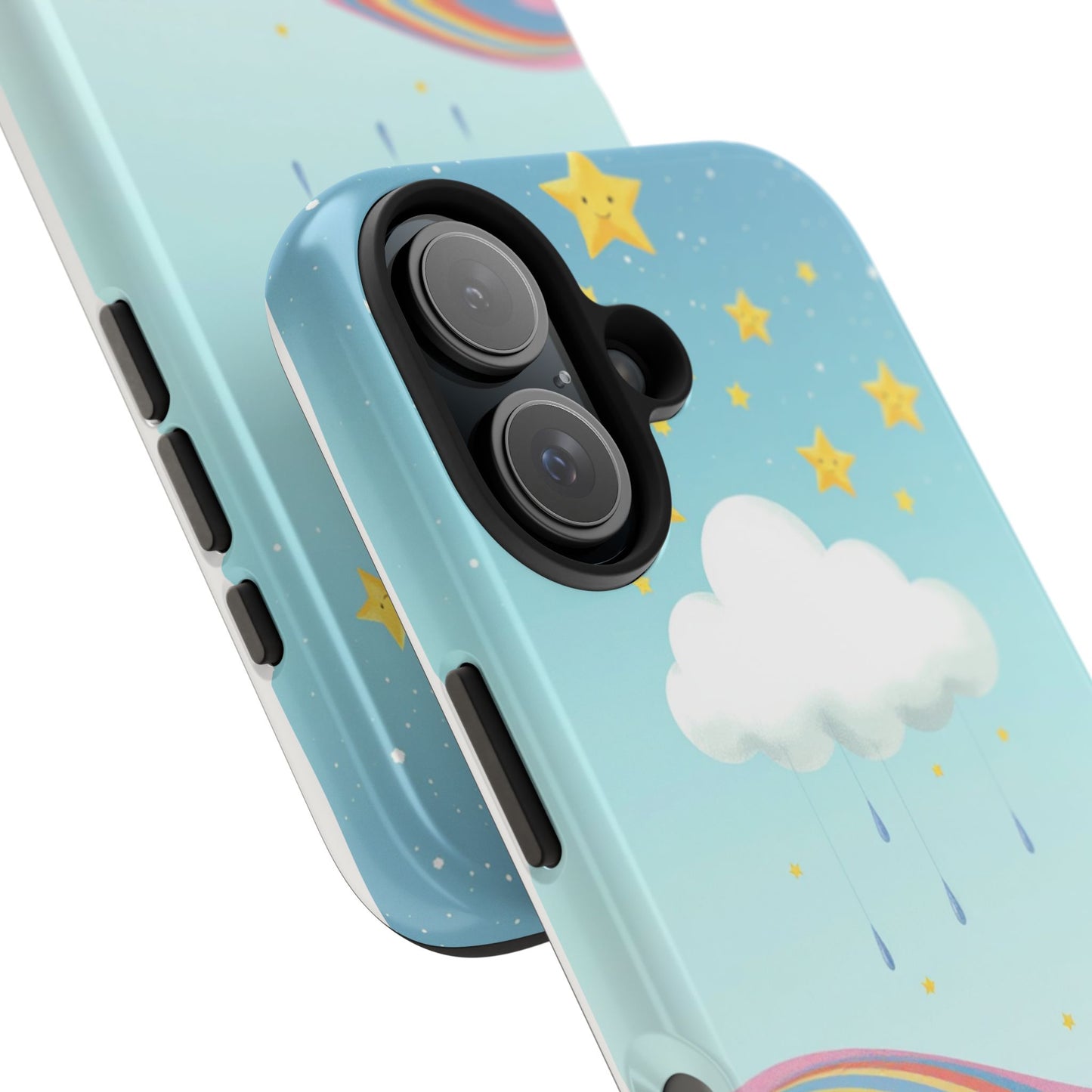 Colorful Rainbow Phone Case - Durable Tough Design for Adventurers
