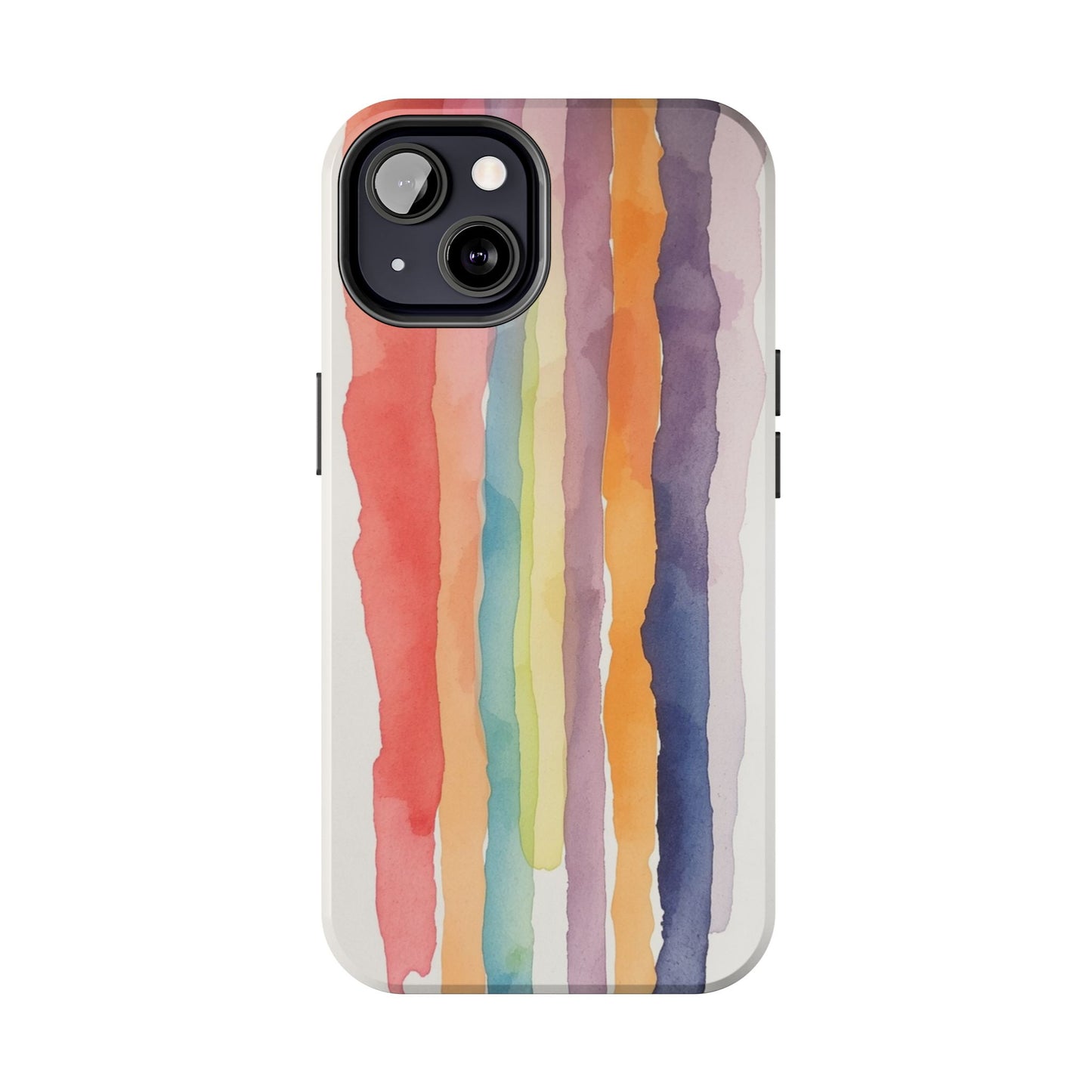 Colorful Watercolor Tough Phone Case - Stylish and Durable Cover for Creative Souls