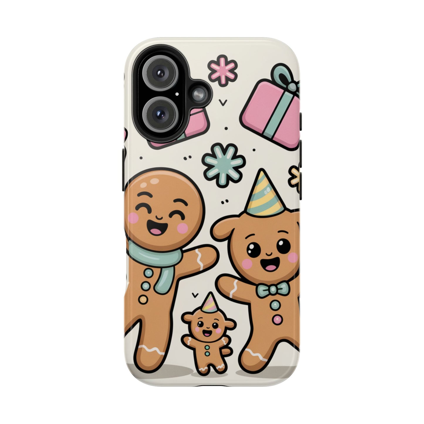 Gingerbread Family Dancing Holiday Phone Case