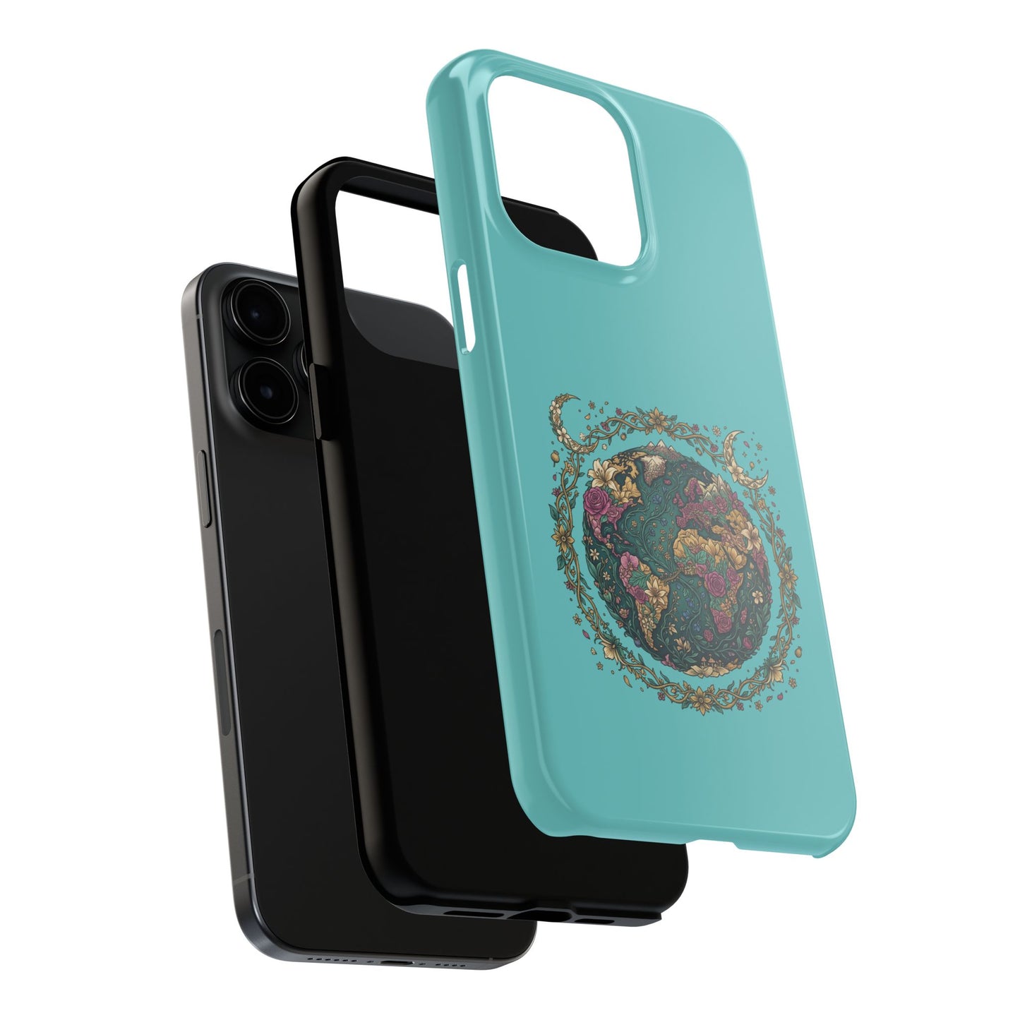 Mystical Floral Planet Phone Case — Tough Protective Phone Case