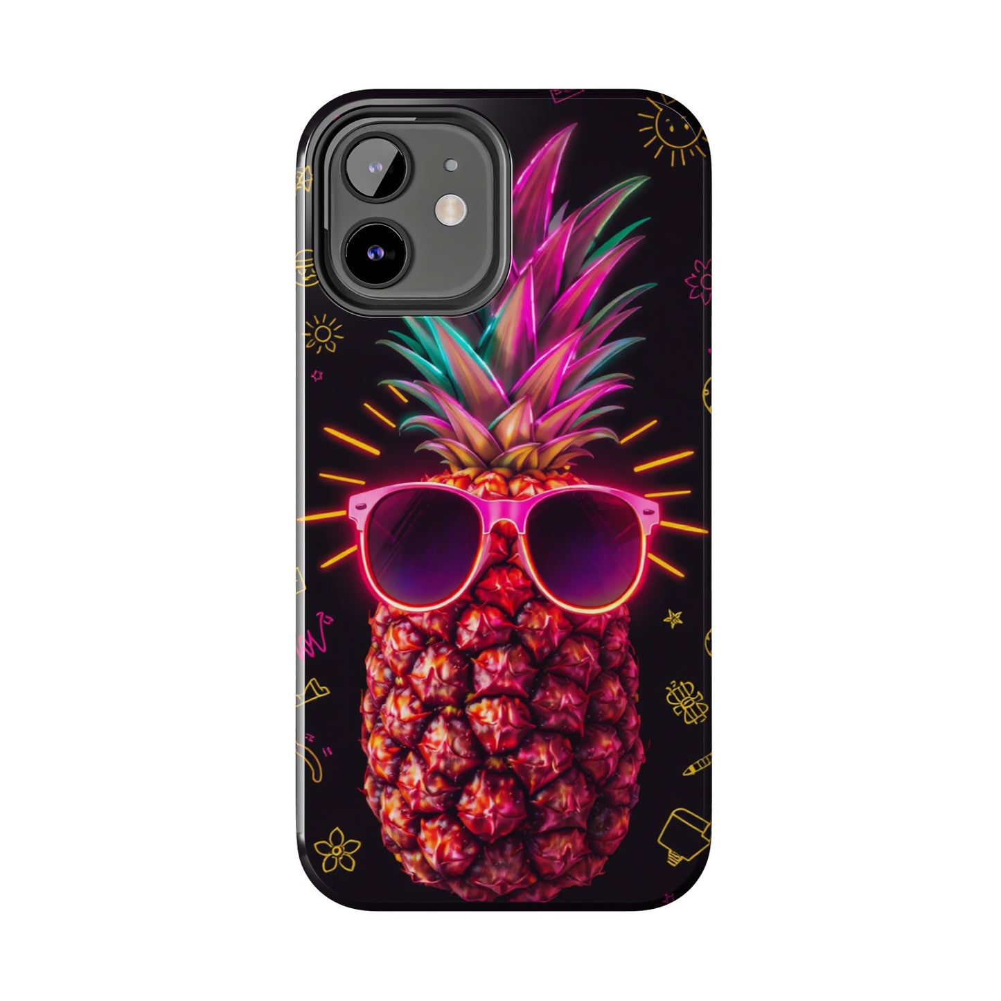 Tough Pineapple Phone Case - Cool, Vibrant Design Perfect for Summer Vibes