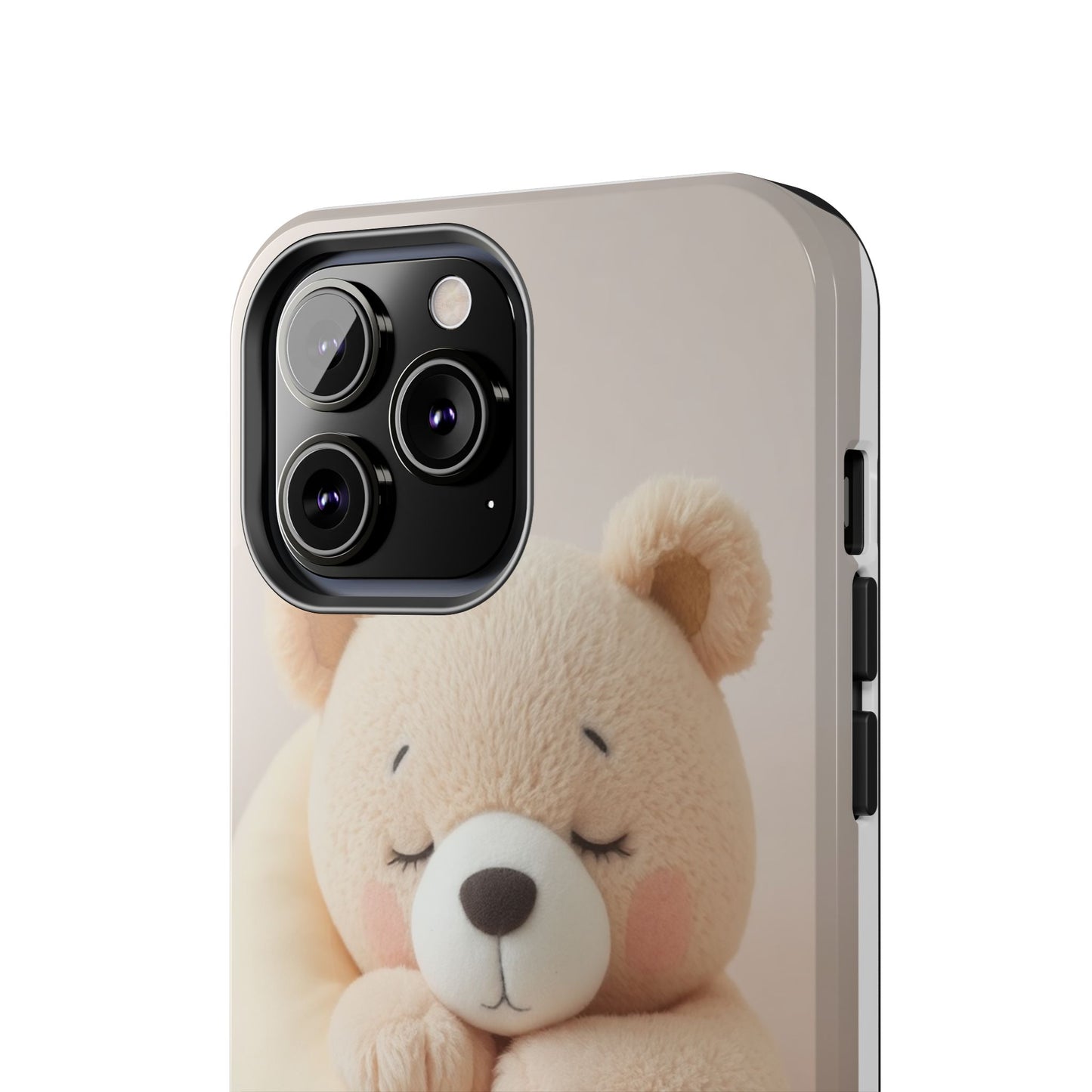 Cute Bear Tough Phone Case - Adorable Baby Animal Design for Kids & Adults