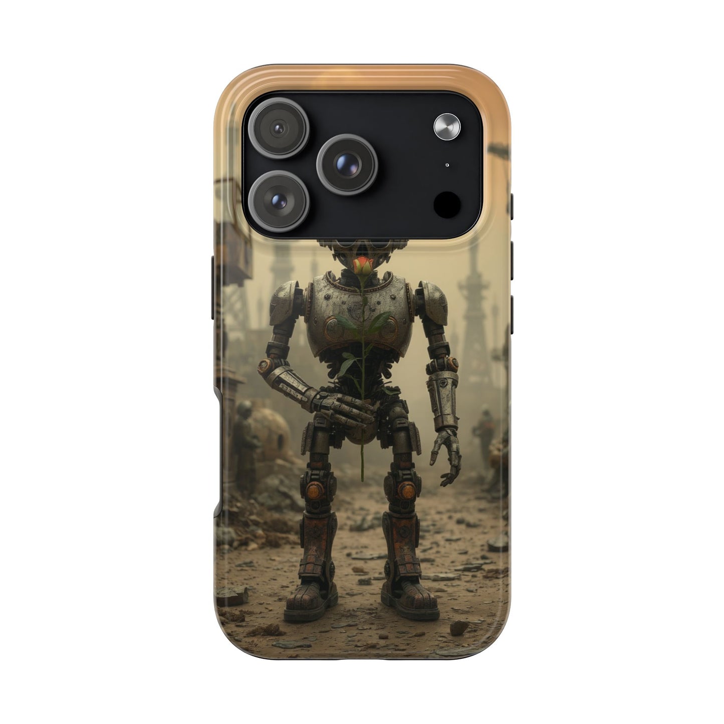 Robotic Sentinel Tough Phone Case - Durable Protector for Sci-Fi Lovers