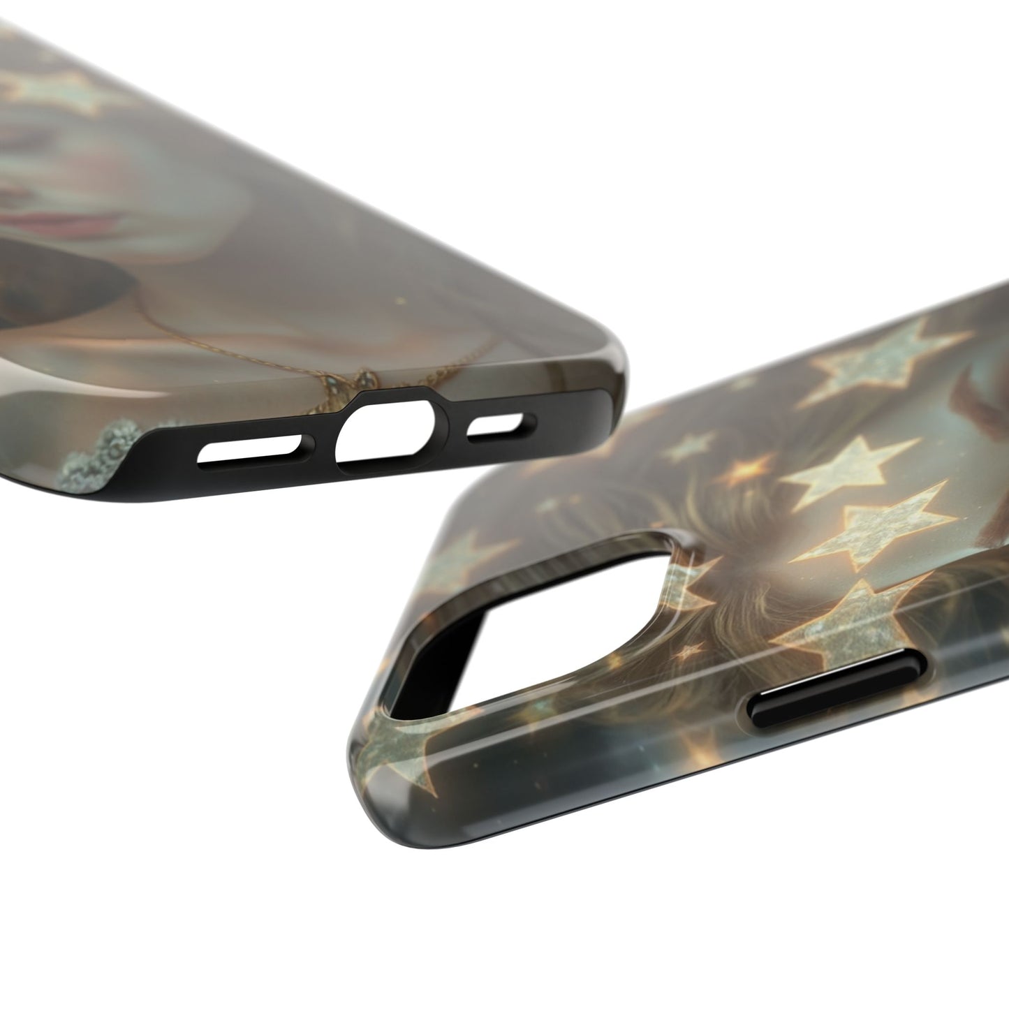 Celestial Dream Tough Phone Case - Artistic Starry Design for Style Enthusiasts