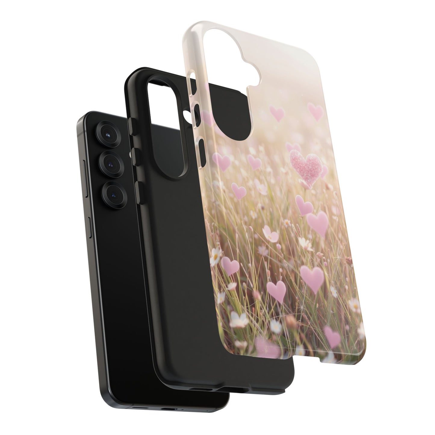 Romantic Hearts Tough Phone Case - Perfect for Lovers and Celebrations