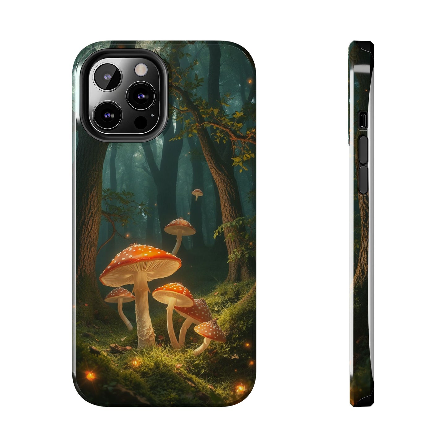 Whimsical Mushroom Tough Phone Case - Forest Fantasy Design
