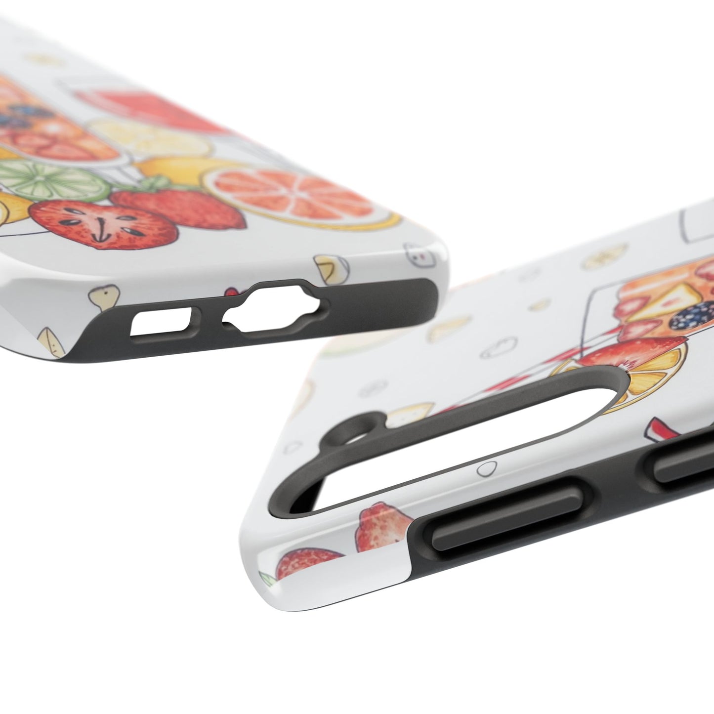 Colorful Fruit Cocktail Tough Phone Case - Perfect for Summer Vibes