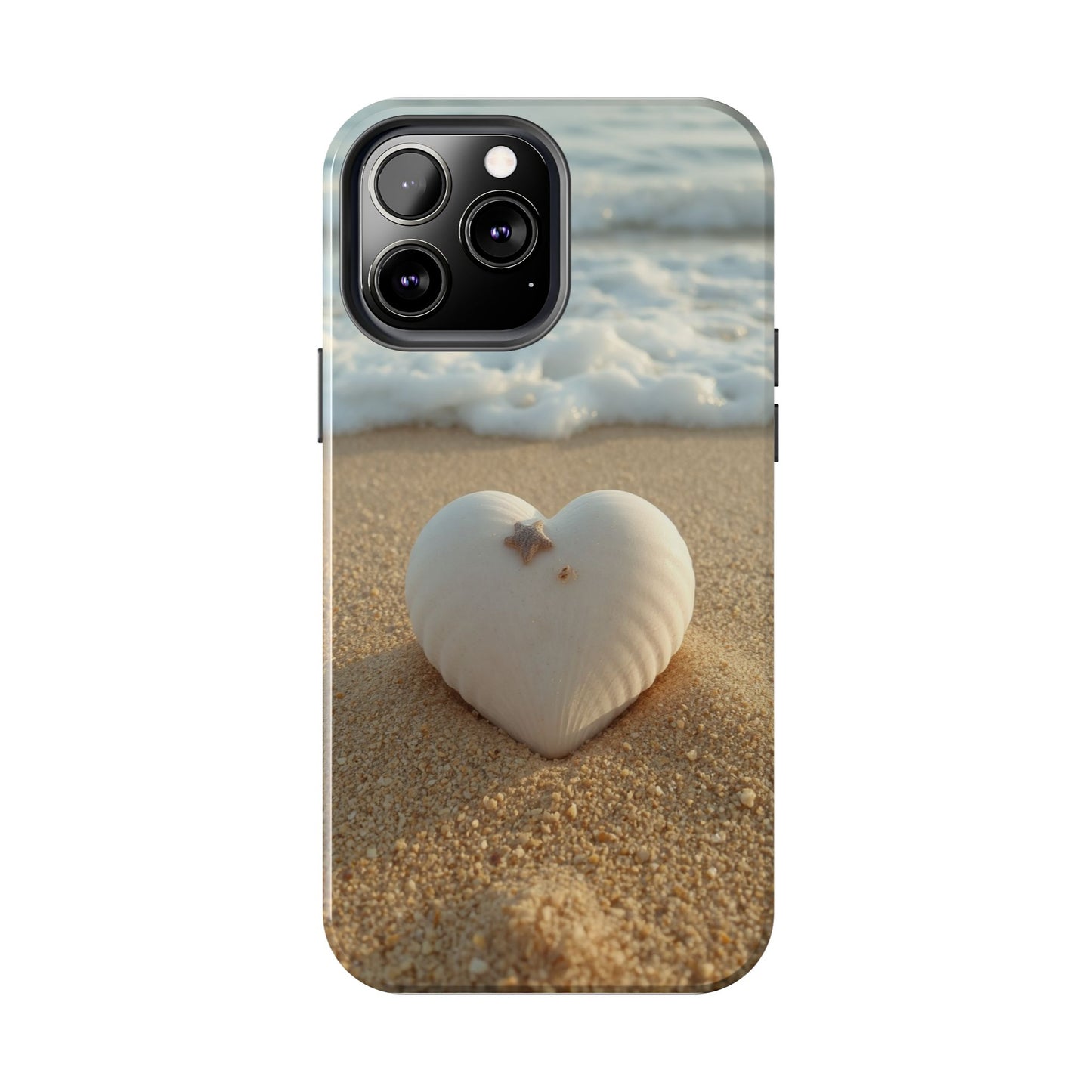 Heart Seashell Tough Phone Case for iPhone