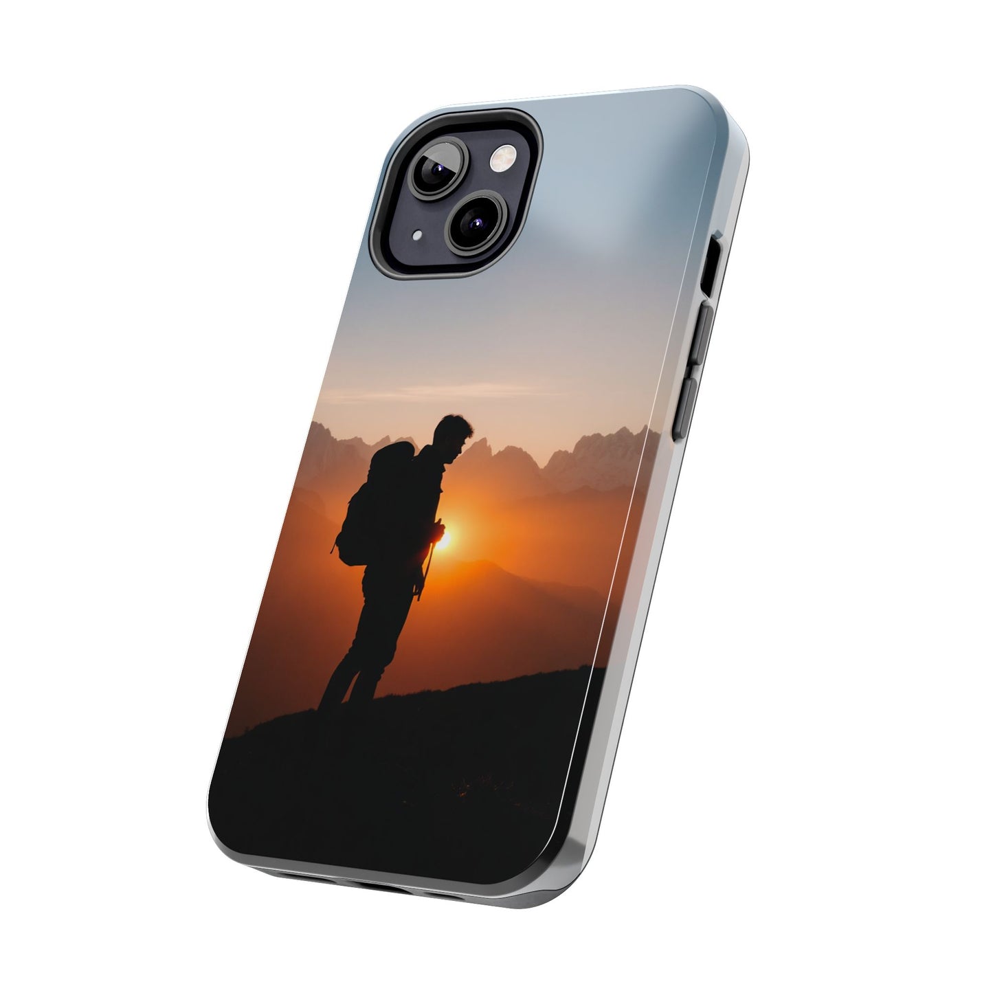Explorer Adventure Sunset Mountain iPhone Case