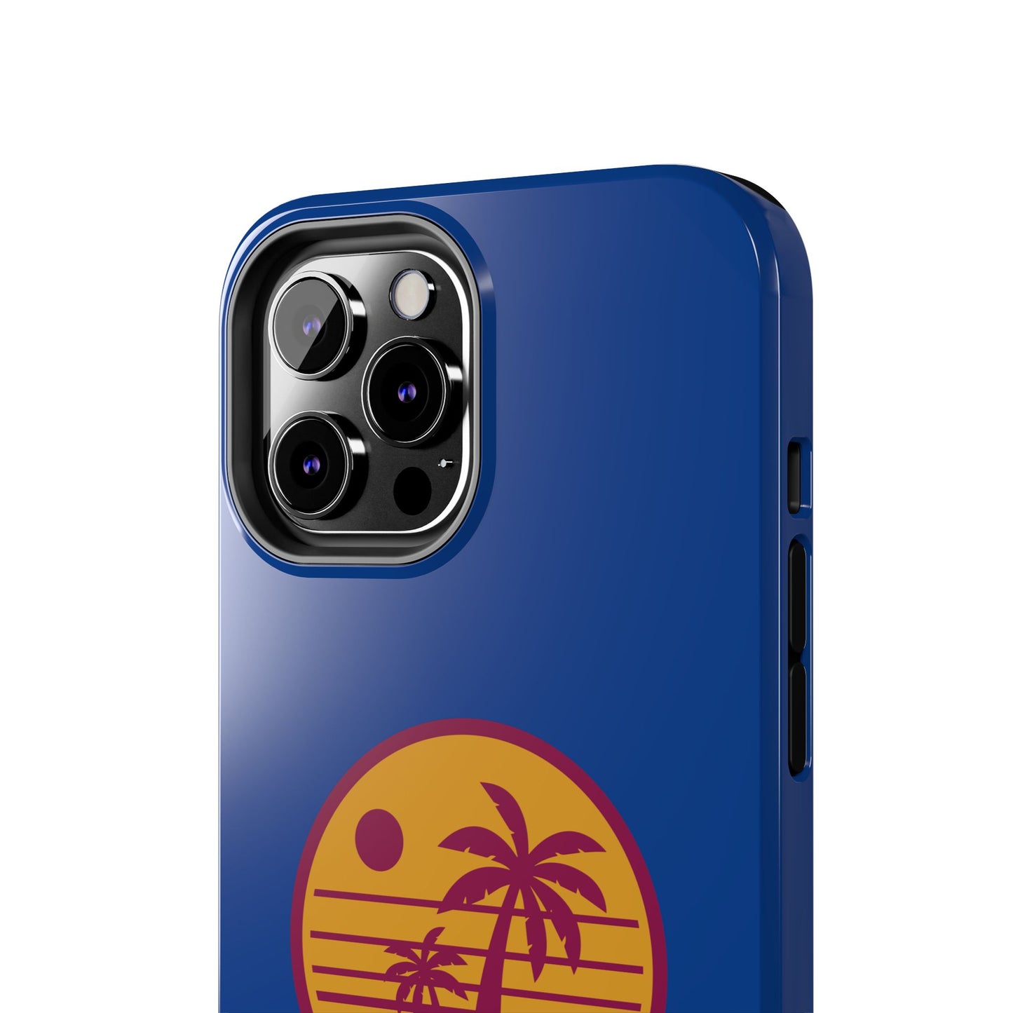Retro Sunset Tough Phone Case - Vibrant Beach Vibes for Summer Adventures - for iPhone