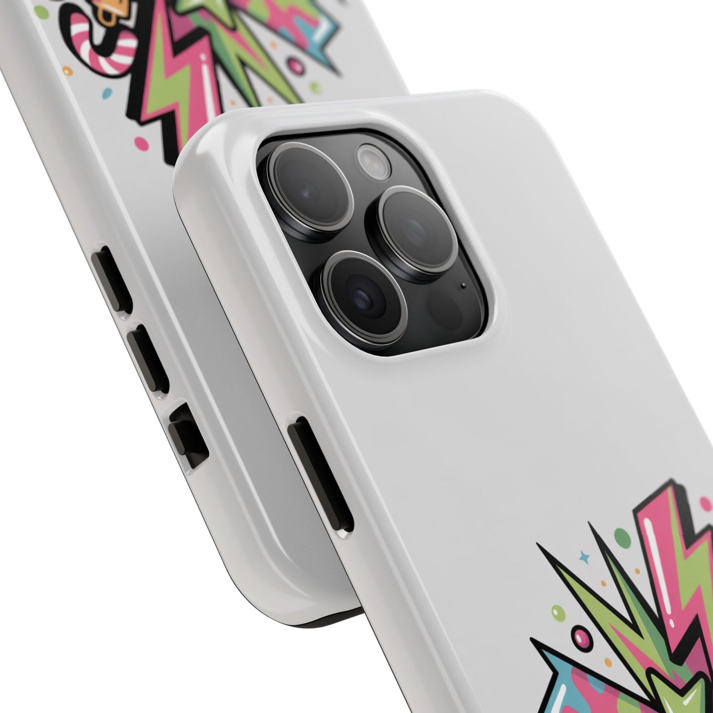 Colorful Explosion Retro Christmas Tough Phone Case