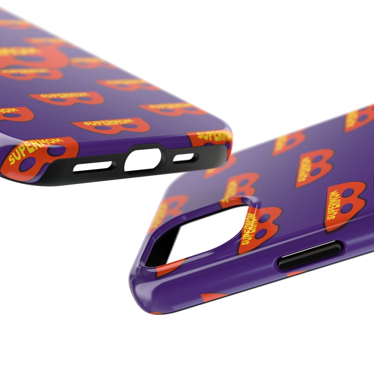 Supermom Tough Phone Case - Durable Protection with Fun Design - for iPhone