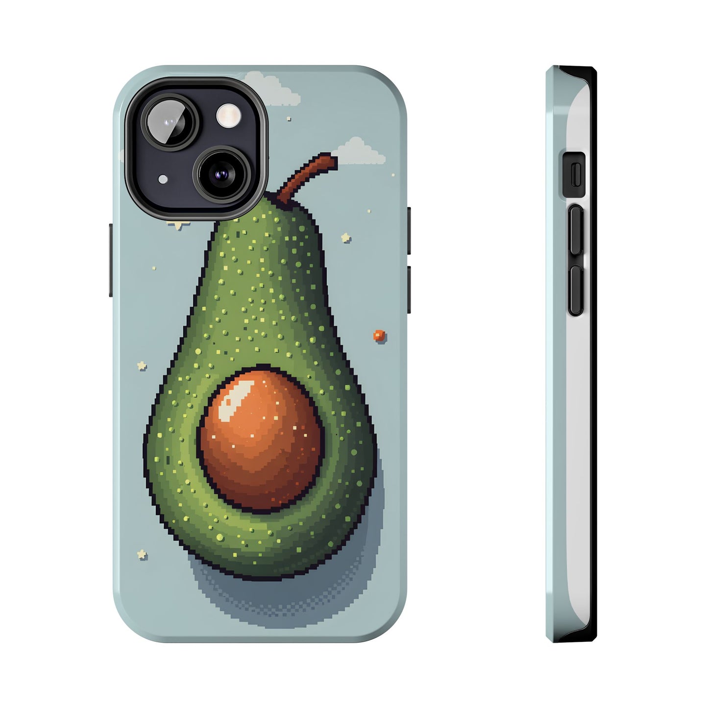 Pixel Avocado Tough Phone Case - Perfect for Foodies & Nature Lovers - for iPhone