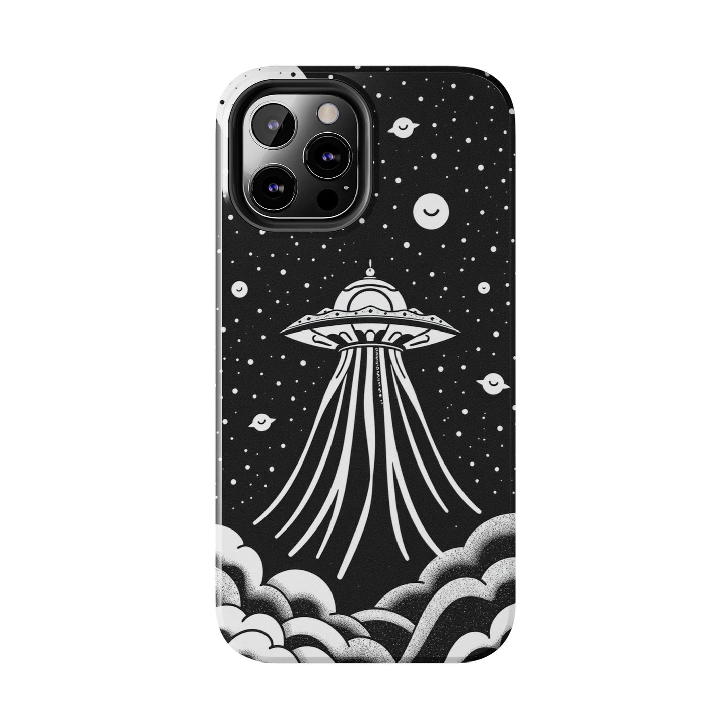Galaxy UFO Tough Phone Case - Durable Protection with Unique Space Design