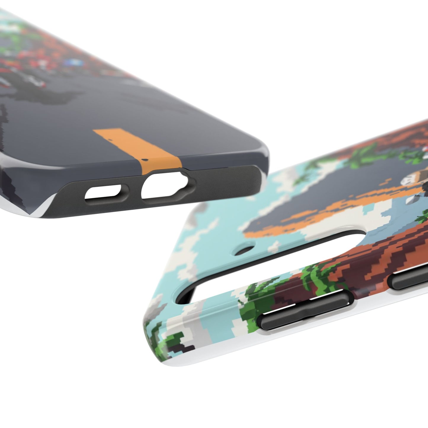 Retro Biker Tough Phone Case - Perfect for Motorcycle Lovers