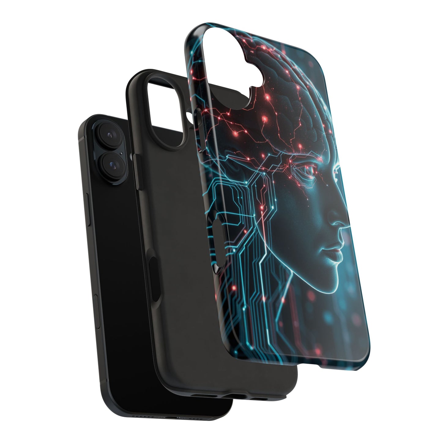 Futuristic Brain Design Tough Phone Case